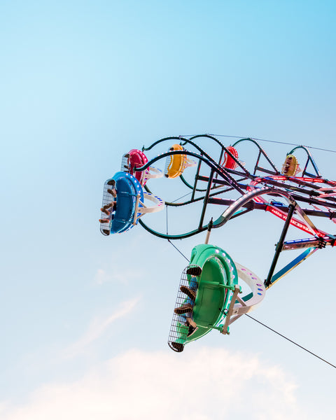 Bright Colorful Fair Wall Art Print Photography