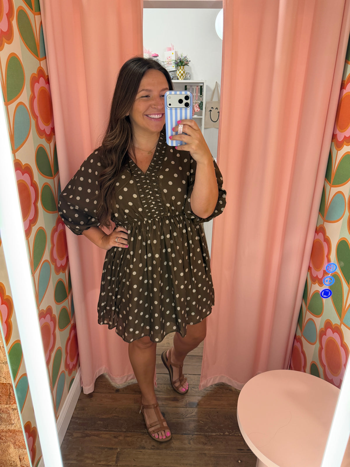 Maggie Polka Dot Dress