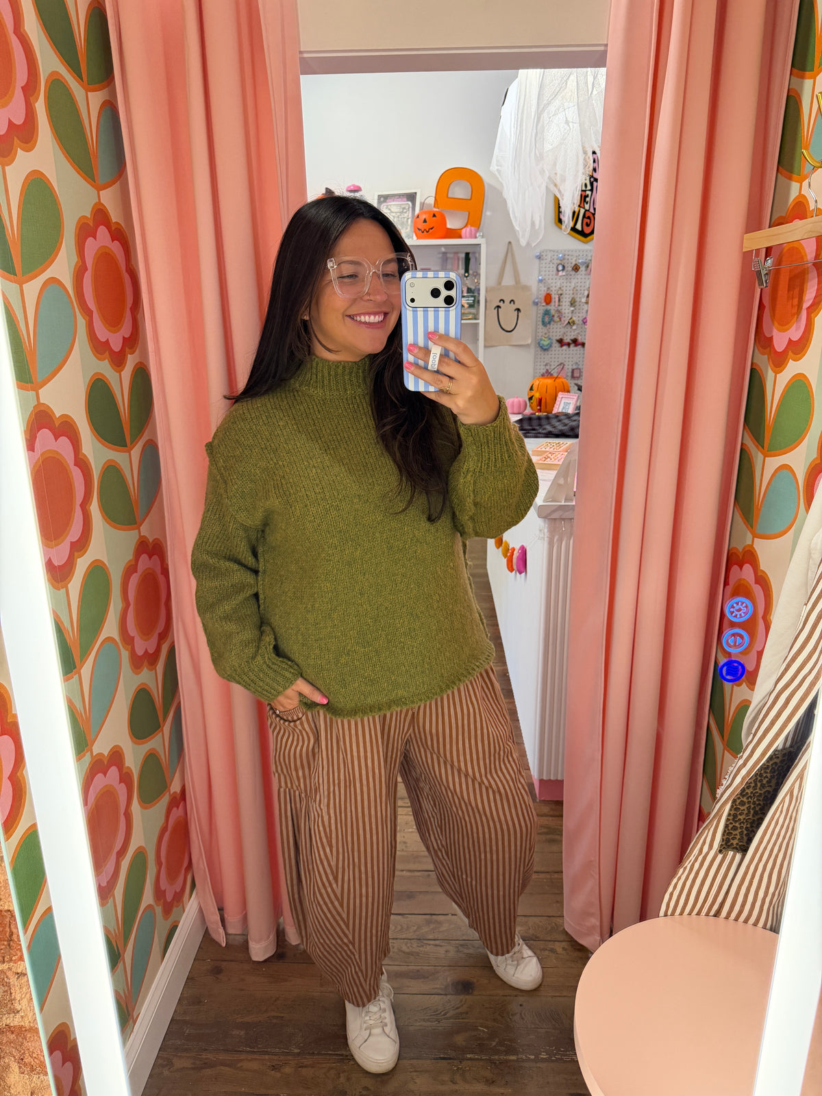 Olivia Mockneck Knit Sweater