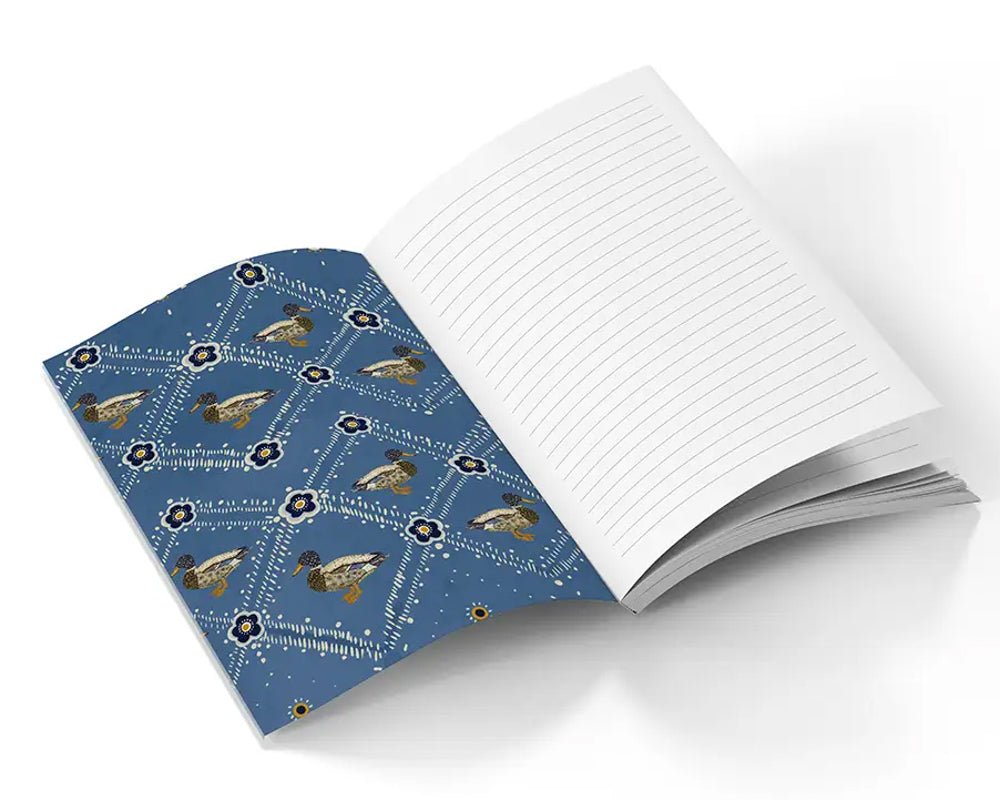 Ducky Blue Lined Notebook