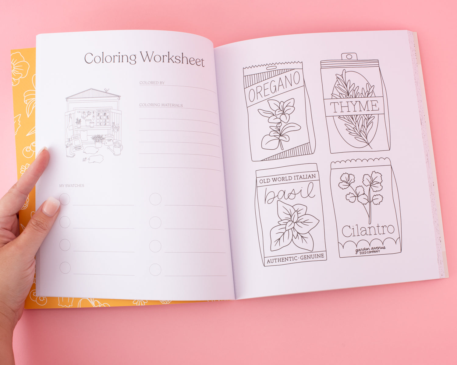 Garden Avenue Coloring Book
