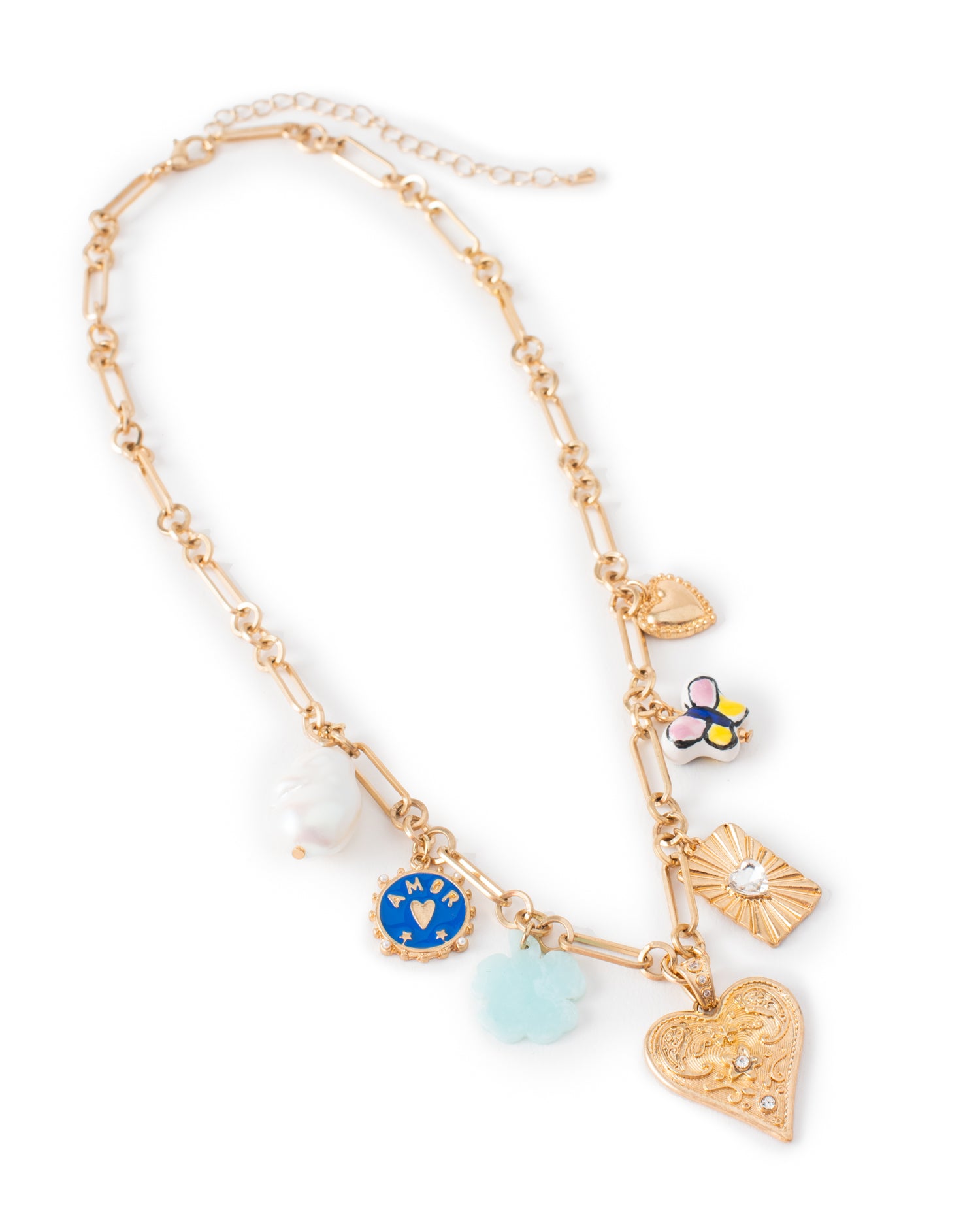 Amor Capri Charm Necklace