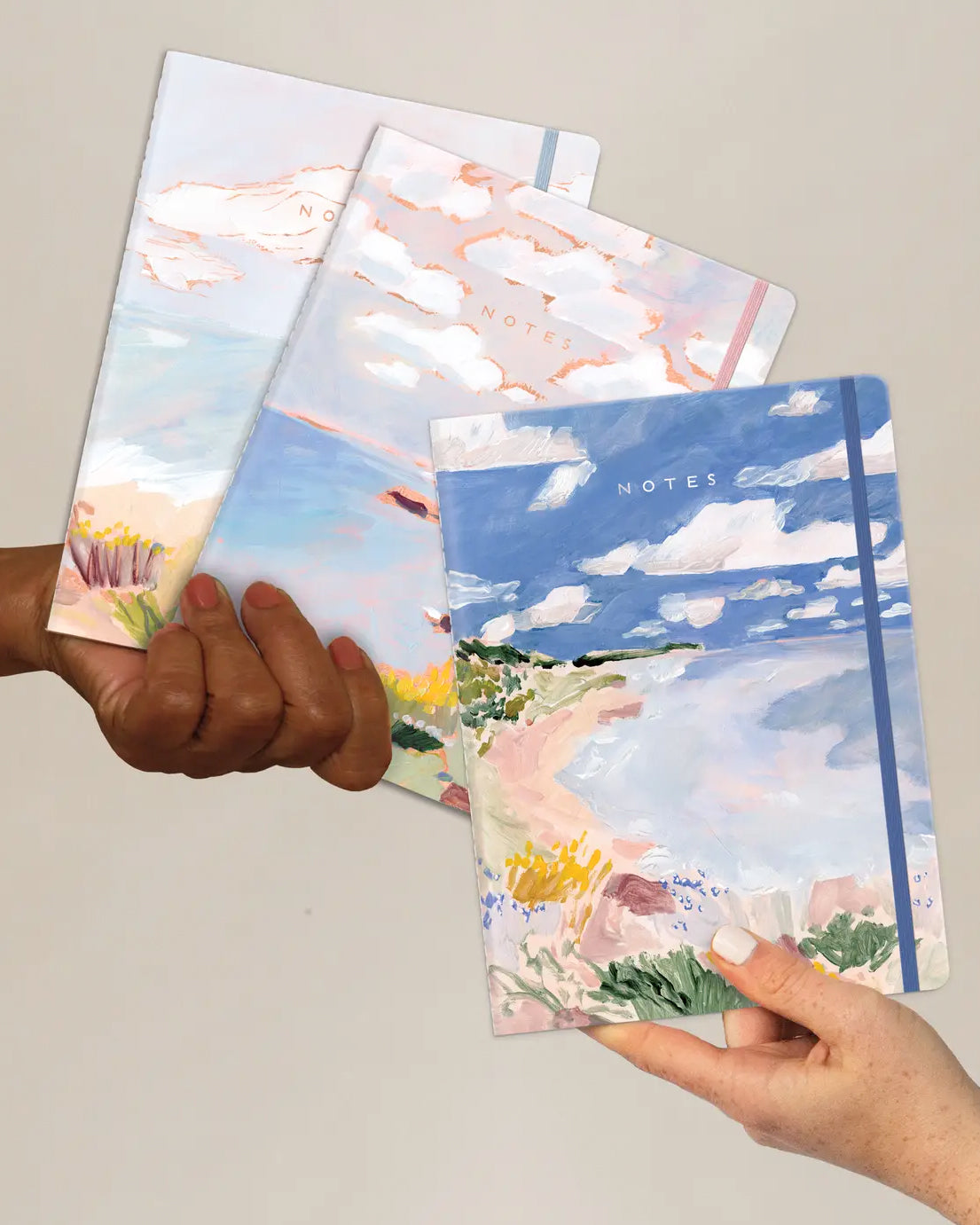 Floral Bluff Coastal Notebook Set