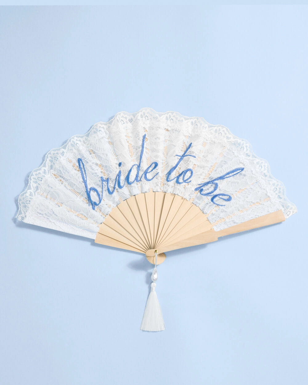 Lace Bride To Be Folding Fan