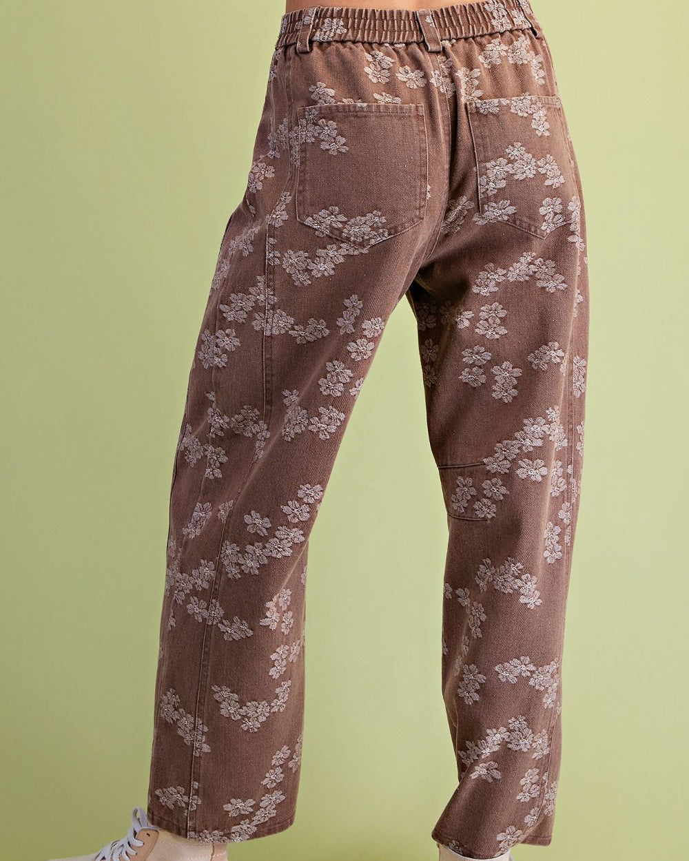 Rory Floral Barrel Jeans