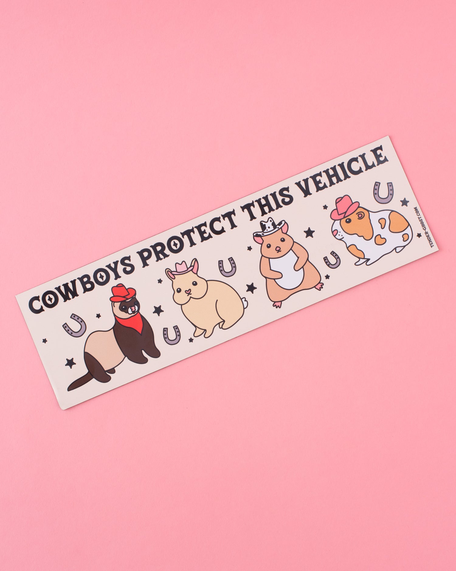 Cowboys Protect Car Magnet