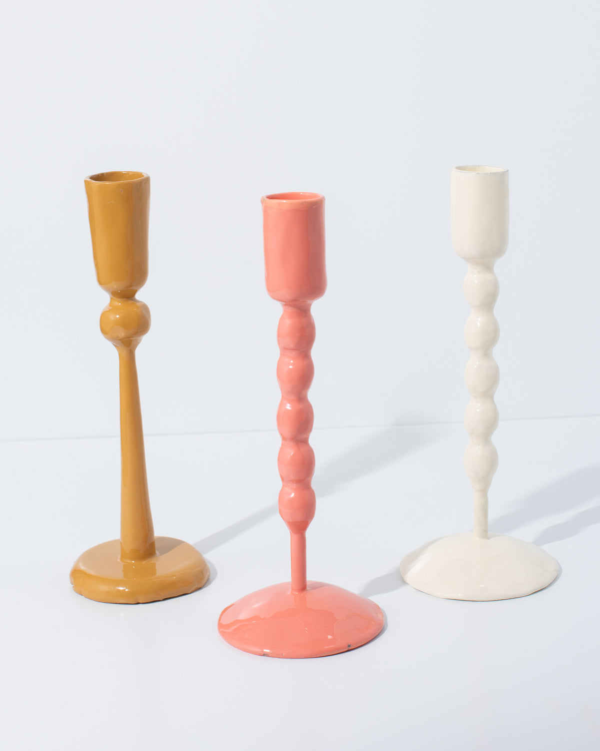 7 in. Enamel Taper Holder
