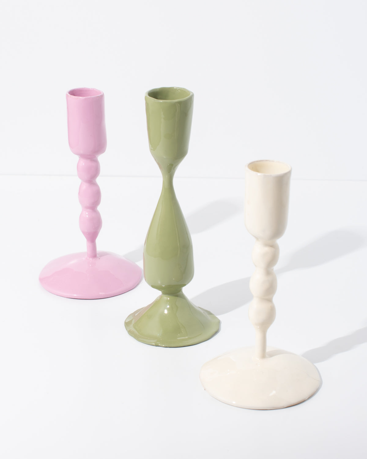 5 in. Enamel Taper Holder
