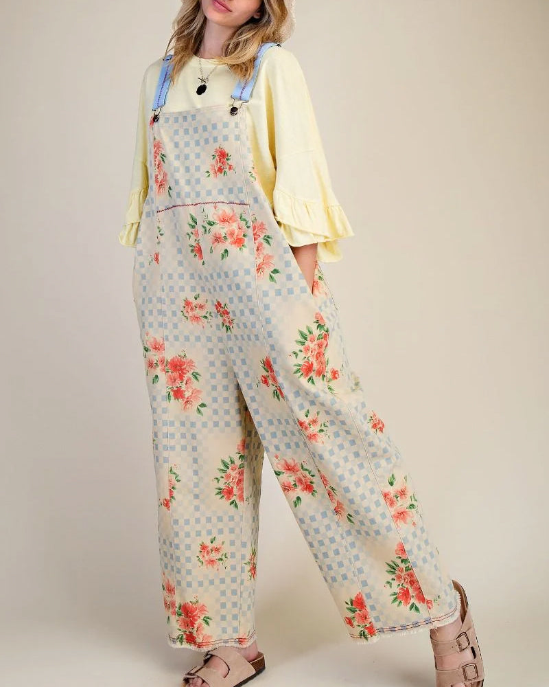 Garden Girl Twill Overalls