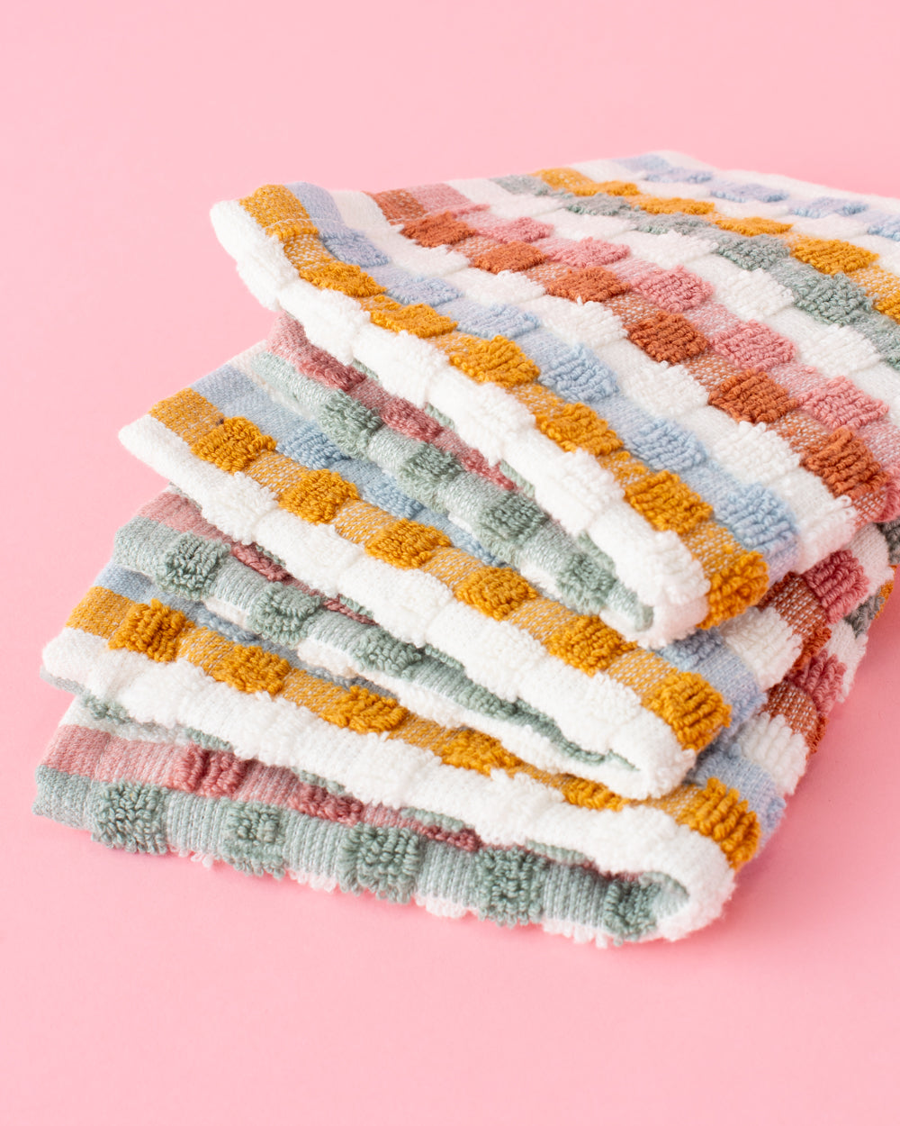 Color Pop Striped Dishcloth