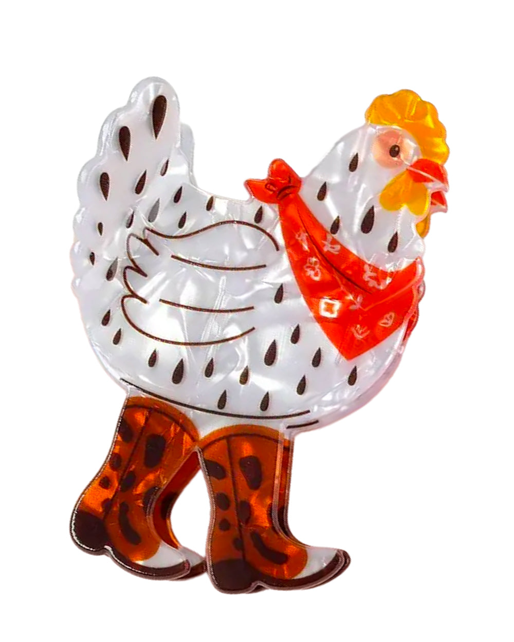 Rodeo Chicken Hair Claw