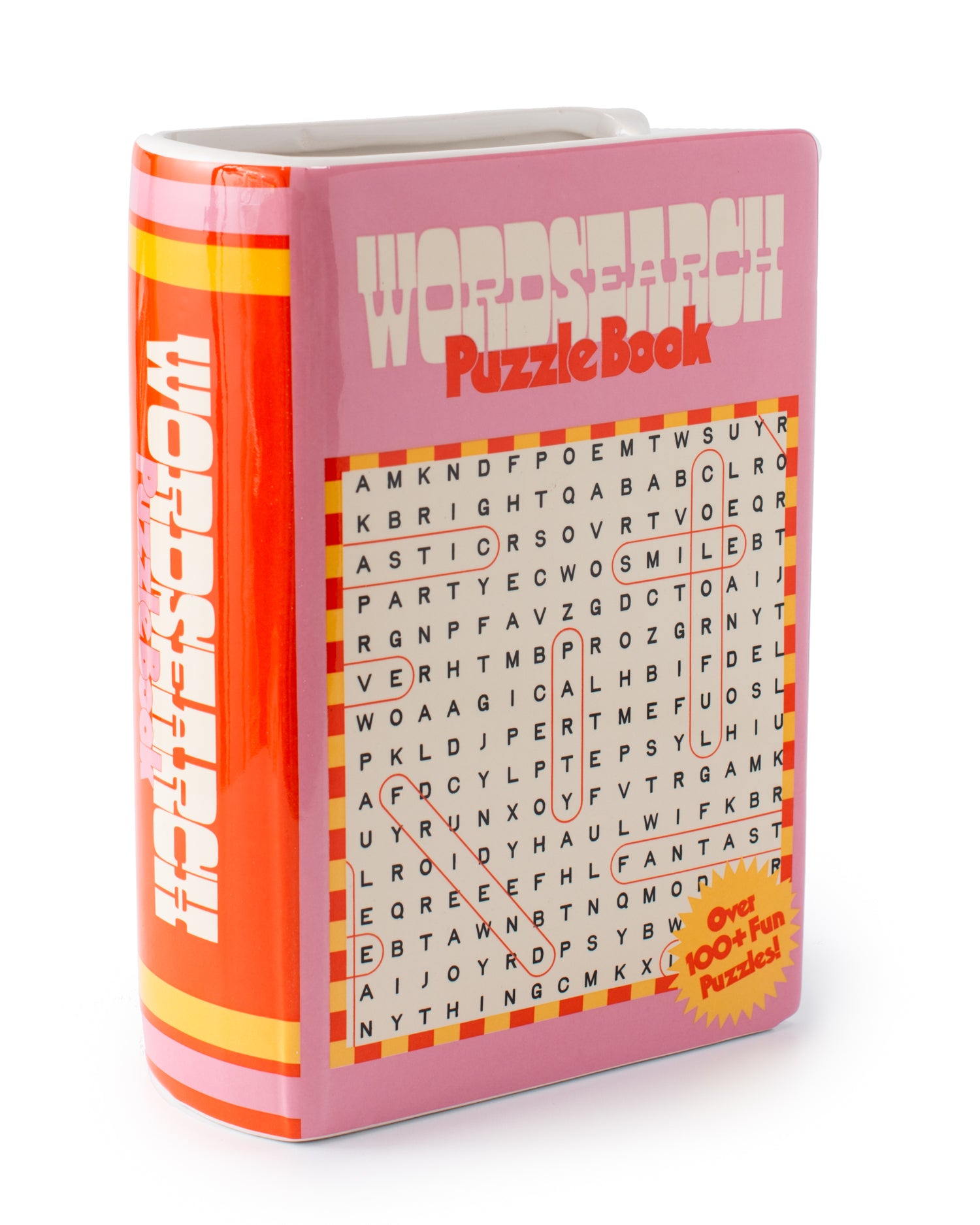 Word Search Book Vase