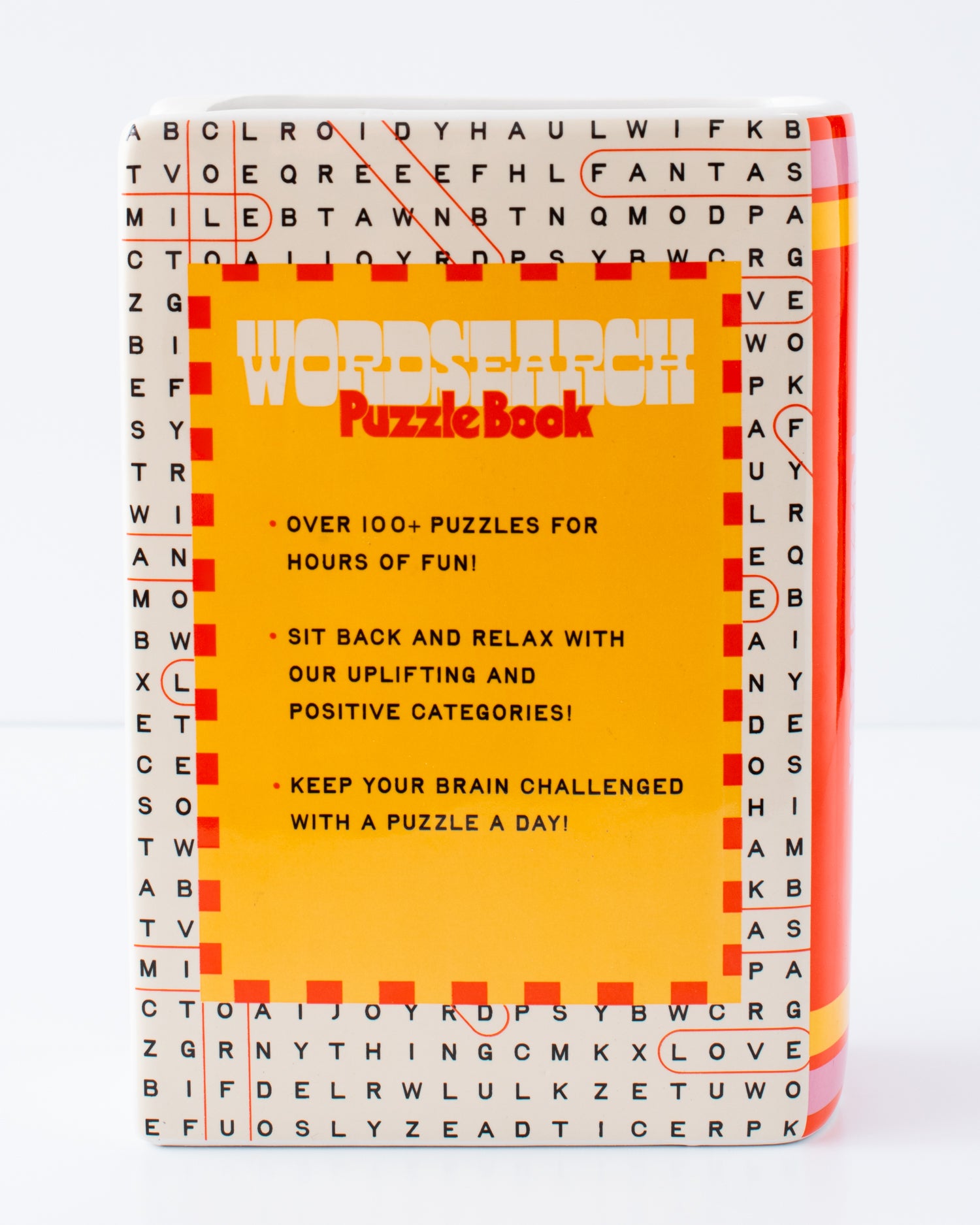 Word Search Book Vase