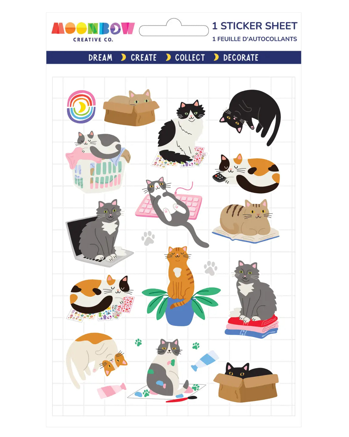 Cat Sitter Sticker Sheet