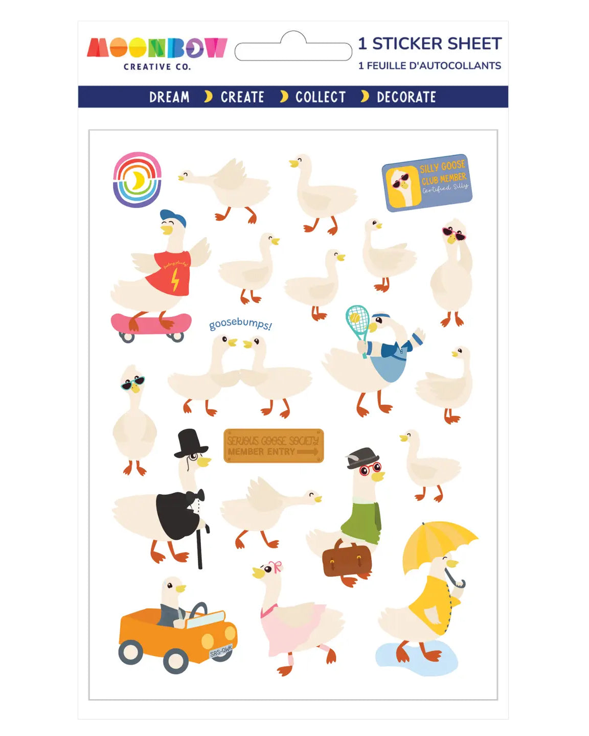 Silly Goose Sticker Sheet