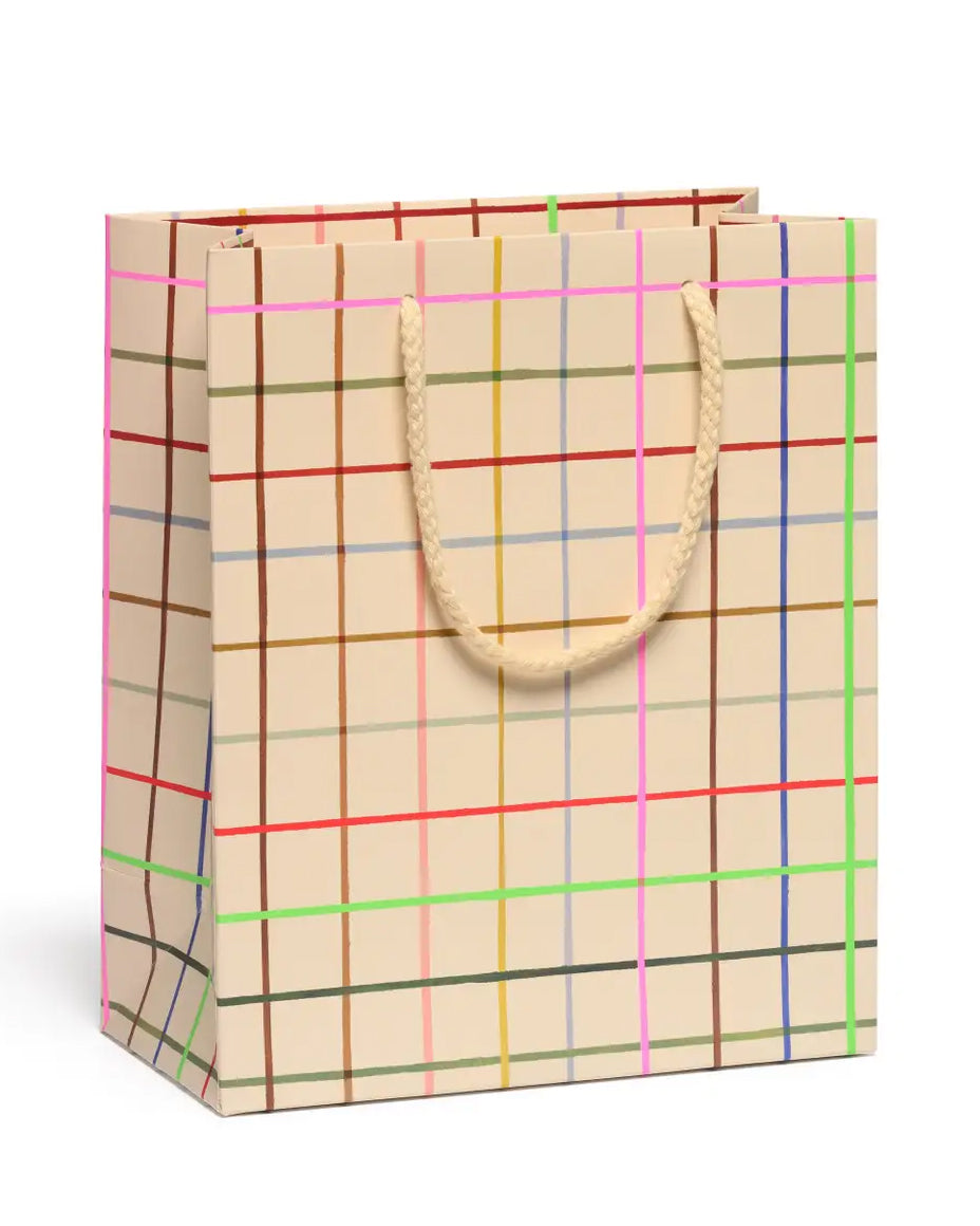 Color Grid Gift Bag