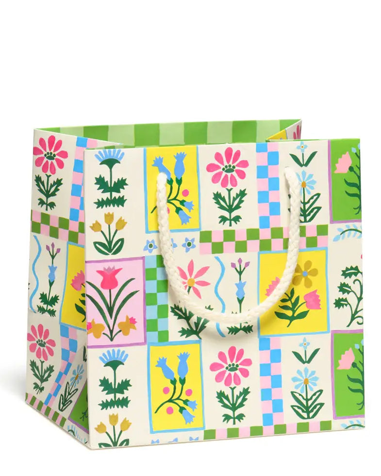Retro Flowers Gift Bag