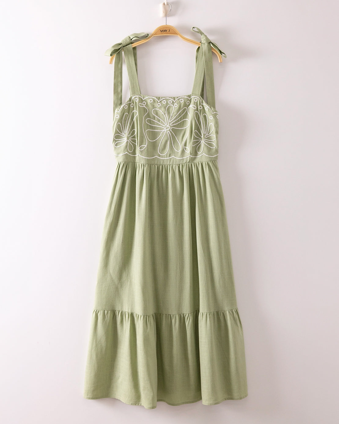 Sage Swirl Dress