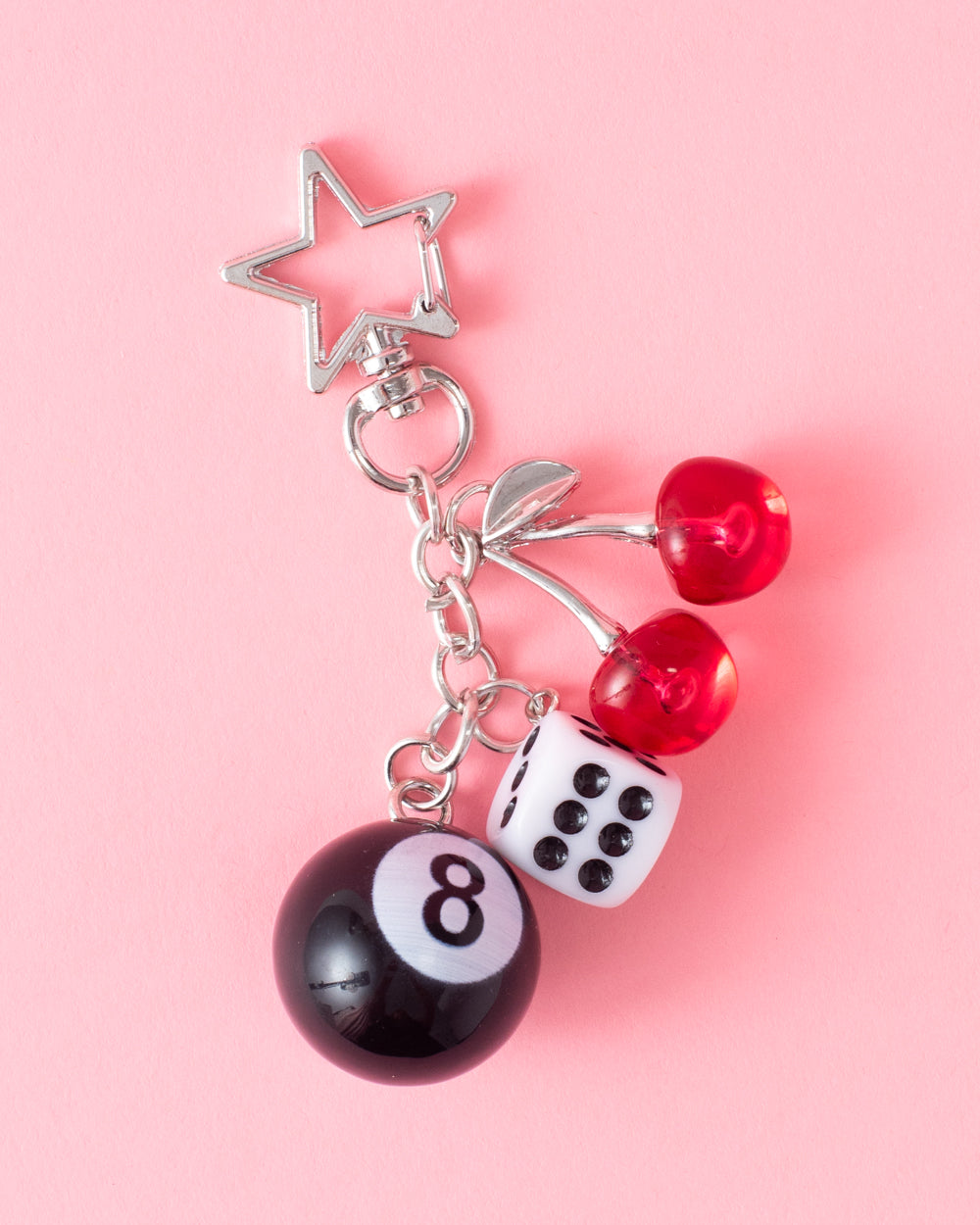 Feeling Lucky 8 Ball Bag Charm
