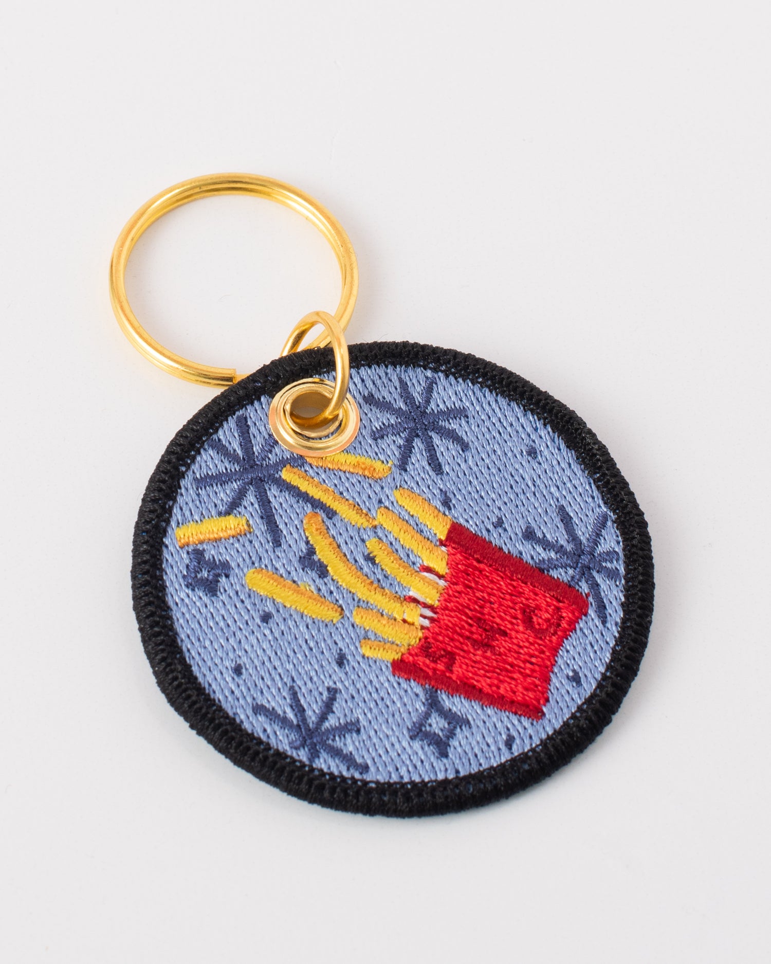 Scrappy Seagull Embroidered Keychain