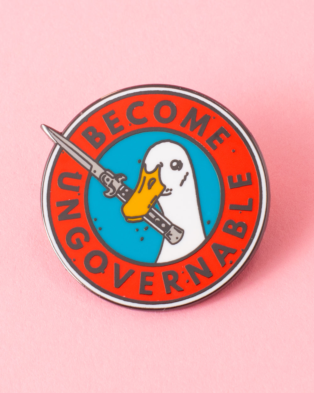 Ungovernable Goose Enamel Pin