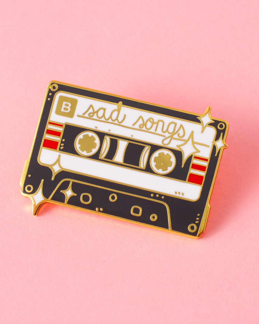 Sad Songs Cassette Enamel Pin