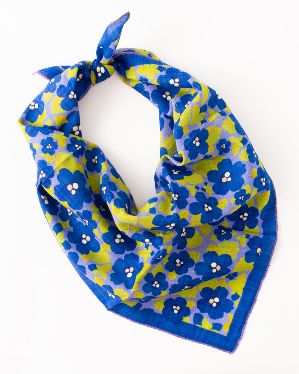 Violet Garden Floral Bandana