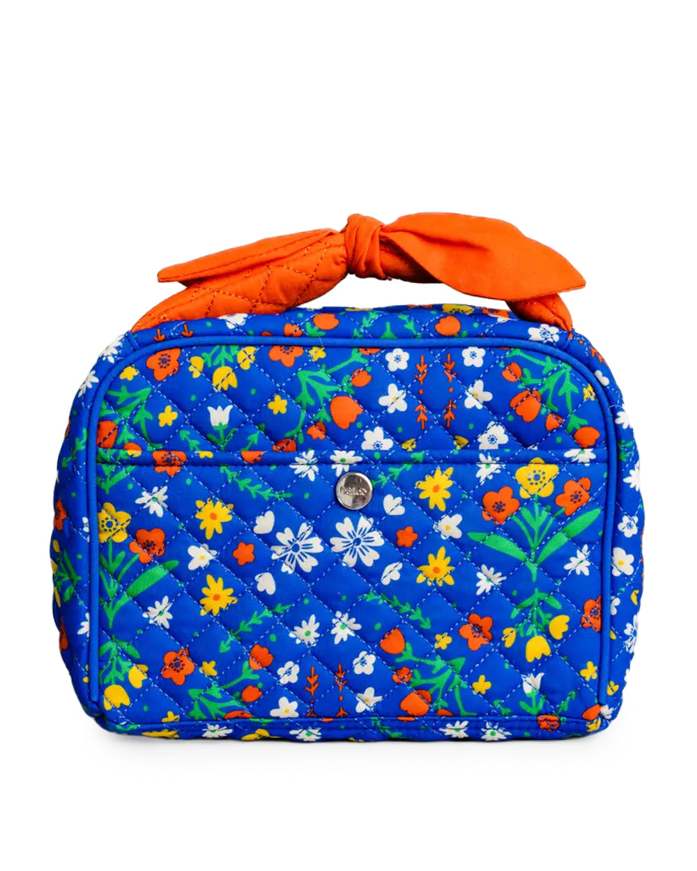 Quilted Folky Florals Cosmetic Bag