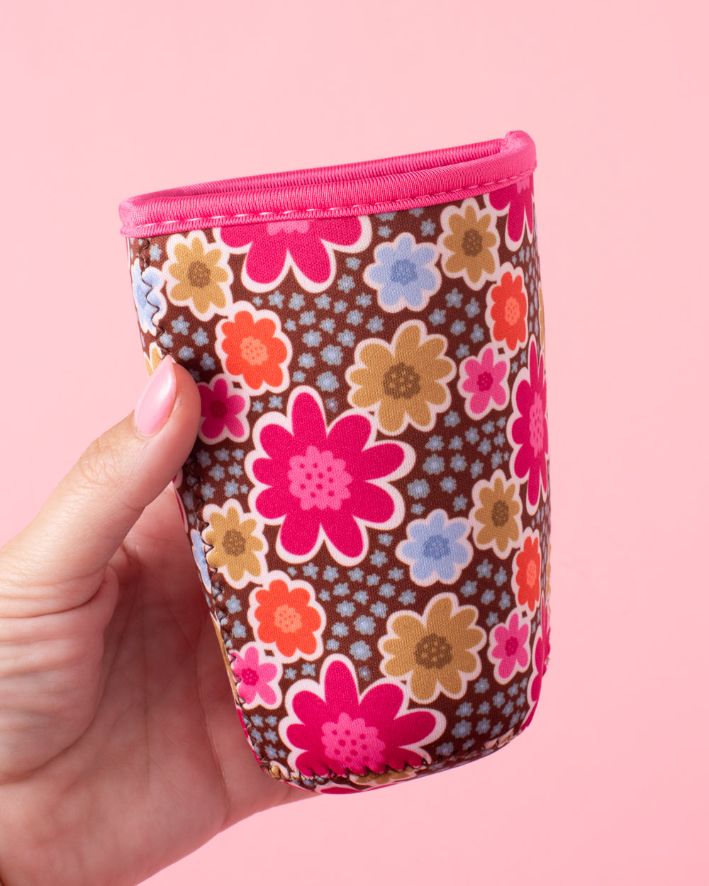 Colorful Cosmos Coffee Sleeve