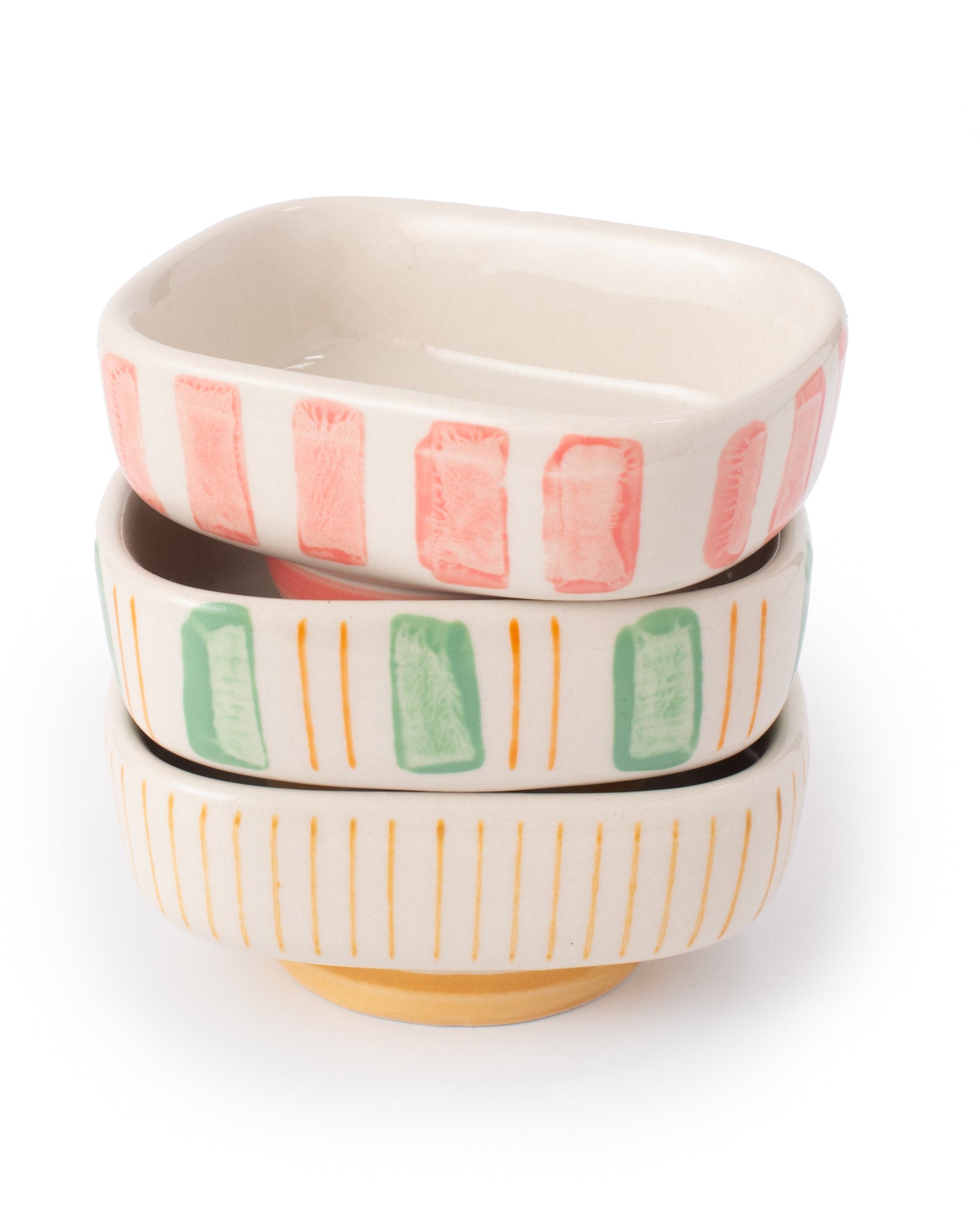 Flower Stripe Trinket Dish