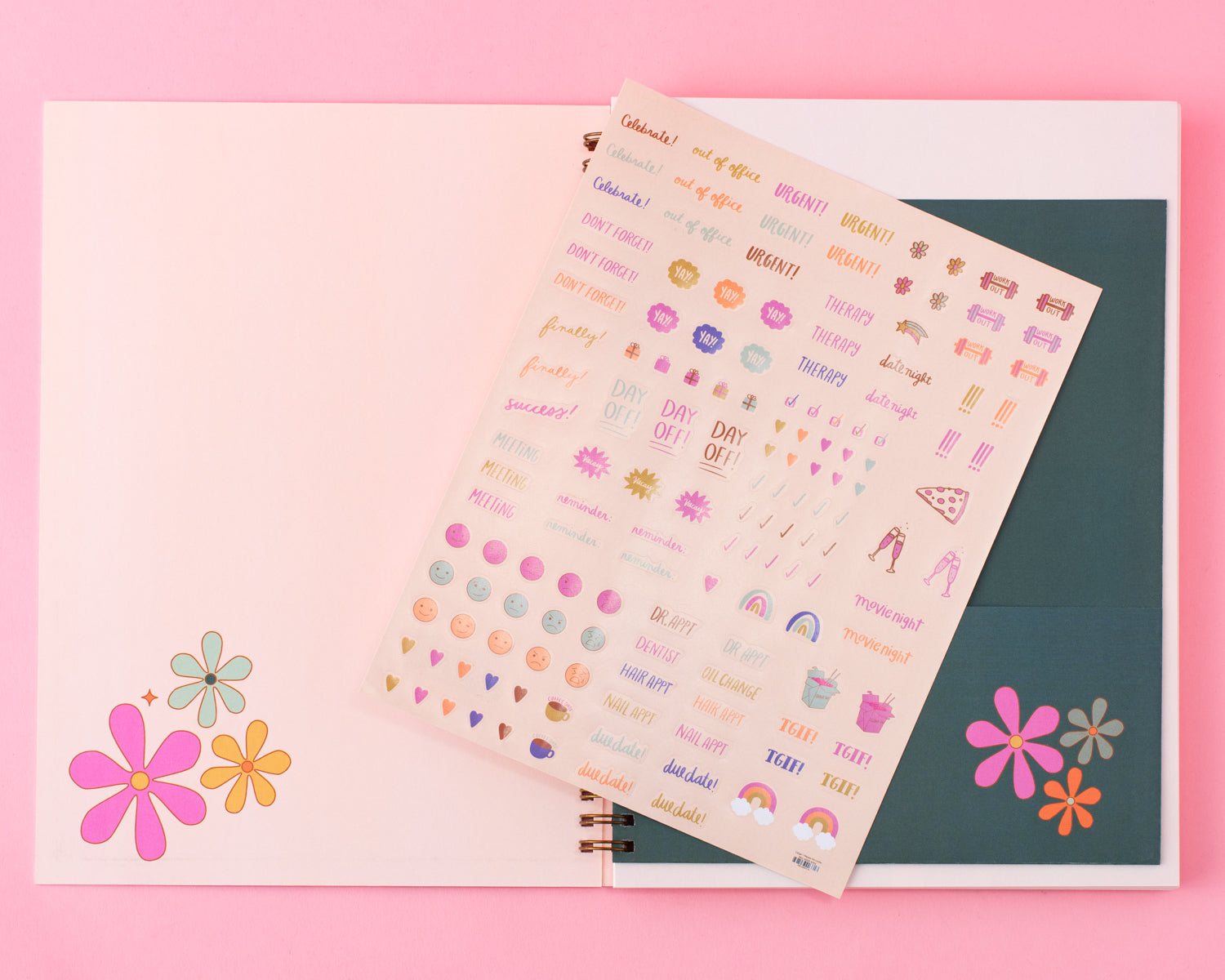 Betty Bloom Spiral Planner Notebook