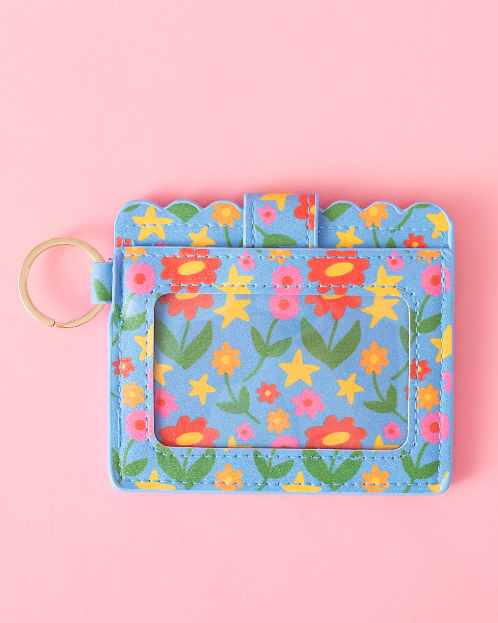 Wildflower Star Keychain Wallet