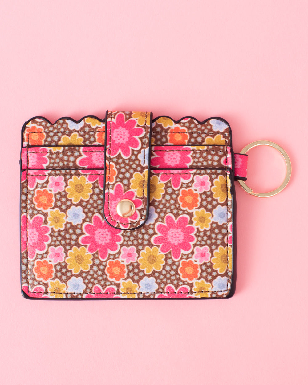 Colorful Cosmos Keychain Wallet