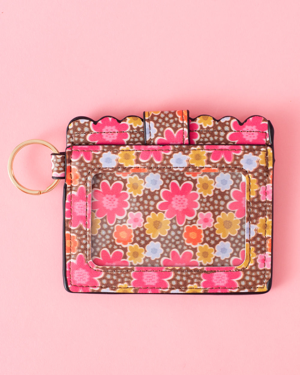Colorful Cosmos Keychain Wallet