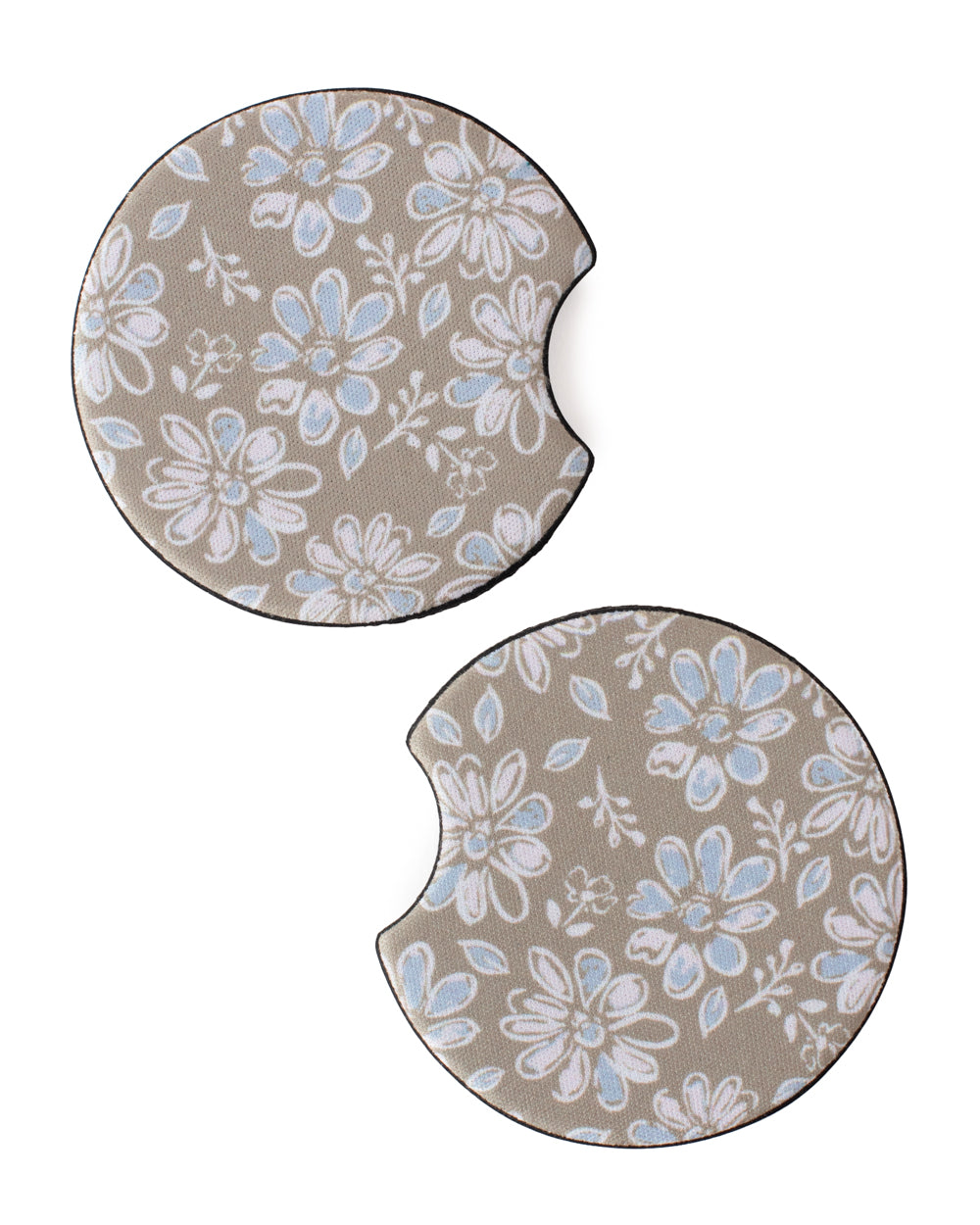 Flowers and Sage Car Coasters
