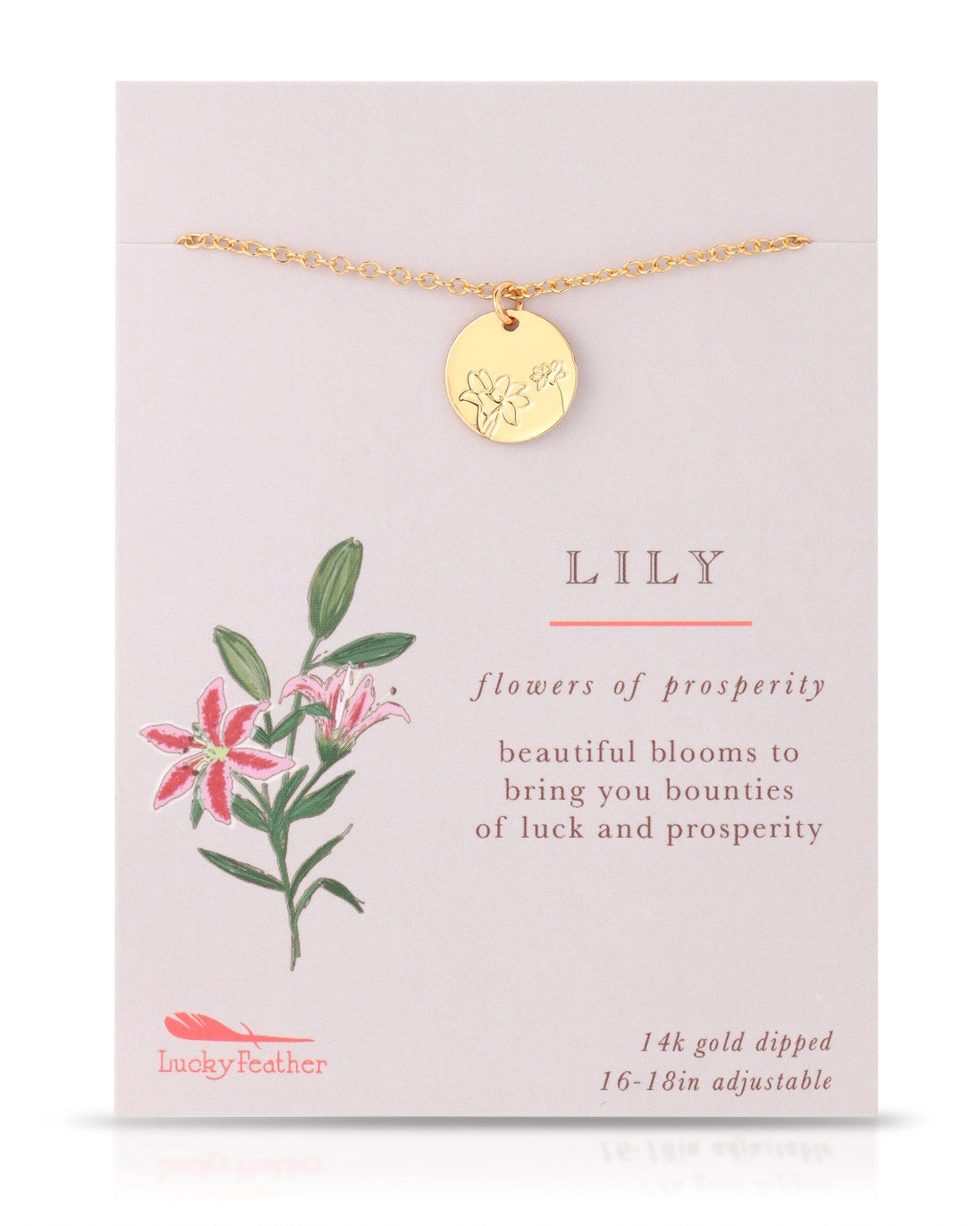 Lily Botanical Necklace