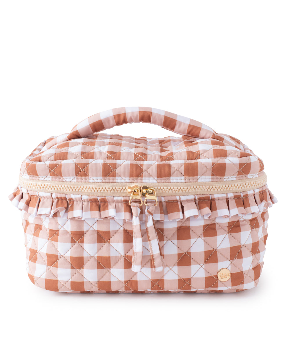 Maple Gingham Cosmetic Bag