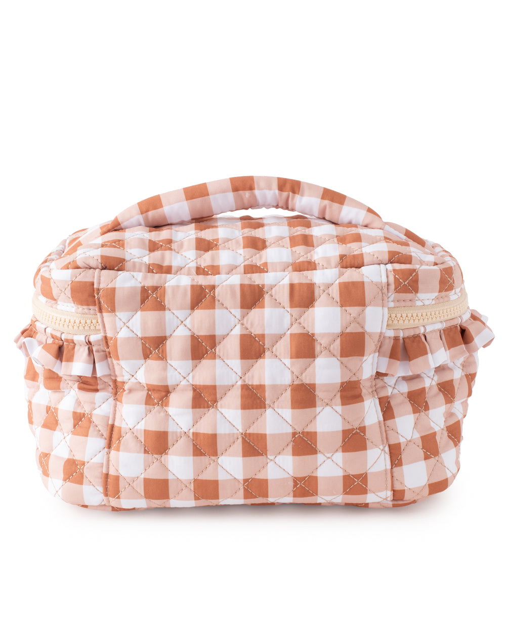 Maple Gingham Cosmetic Bag