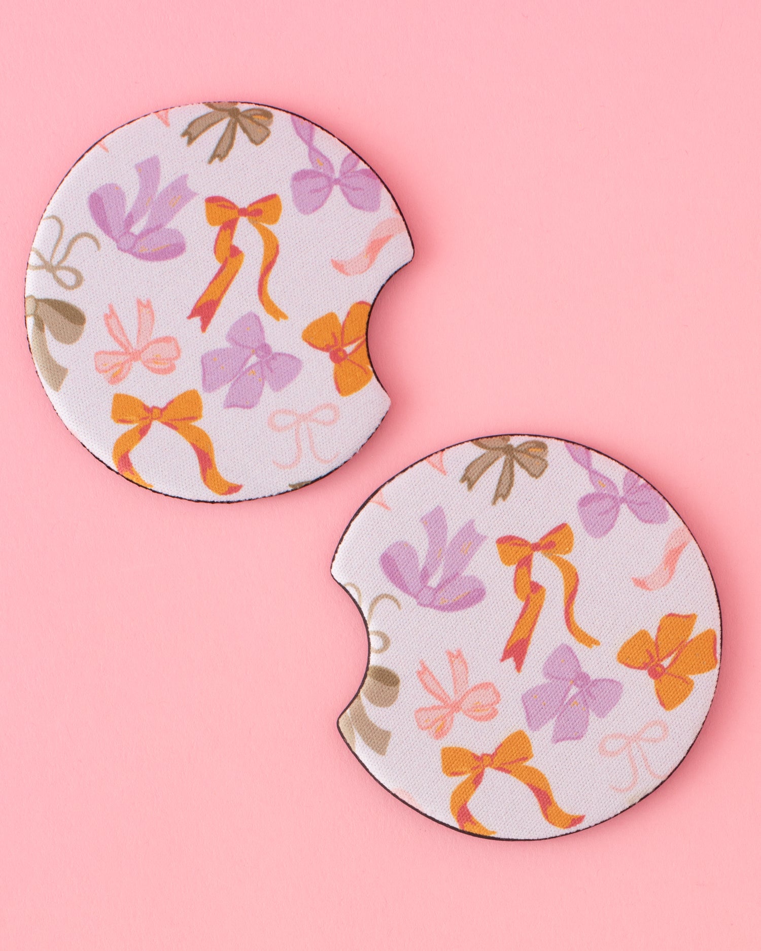Bow Girly Car Coasters