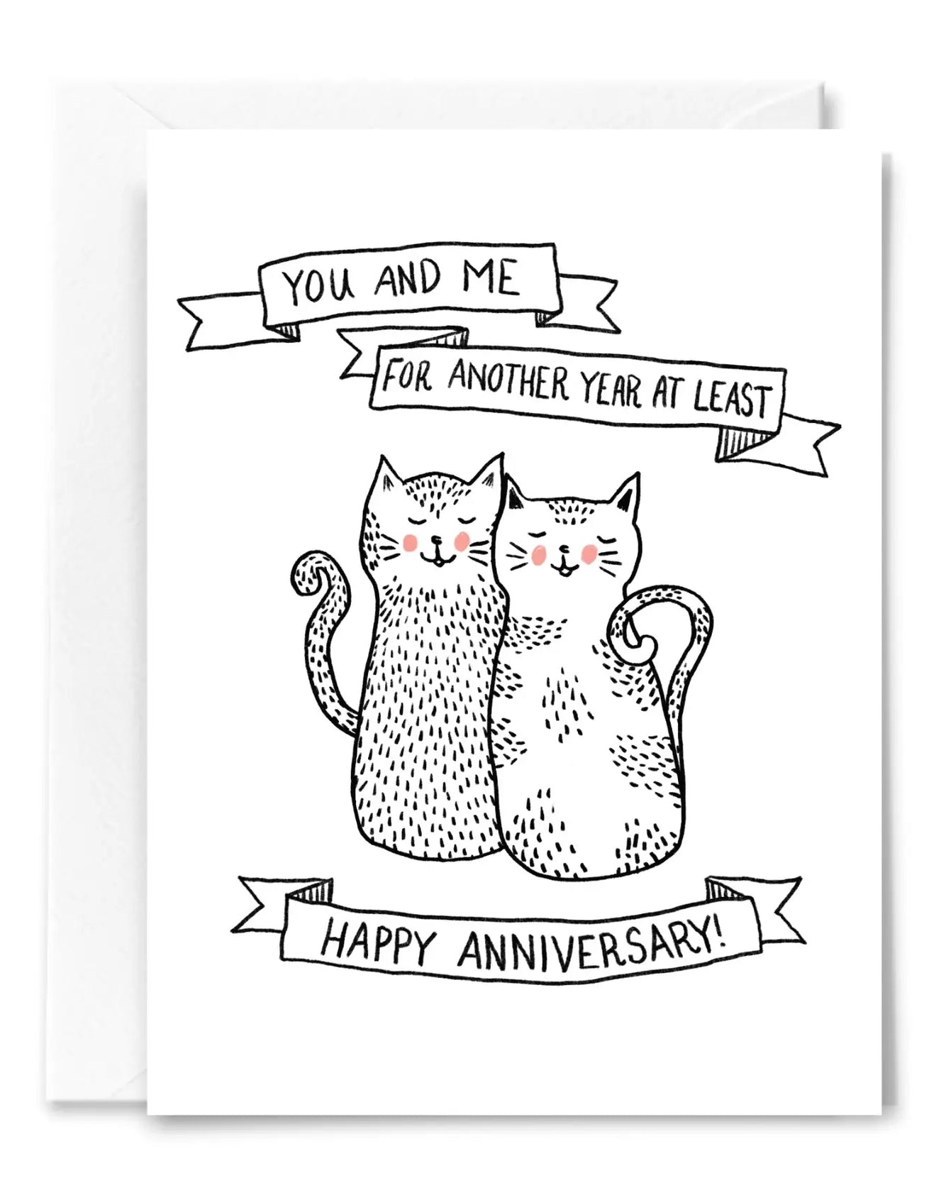 Cat Another Year Anniversary Card