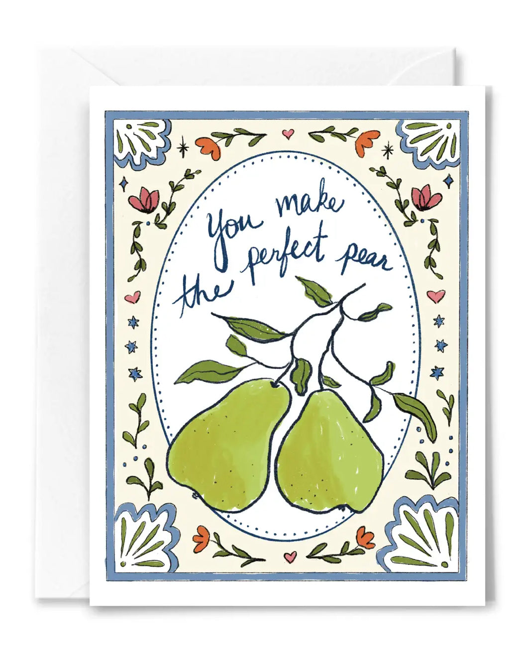 Perfect Pear Wedding Card