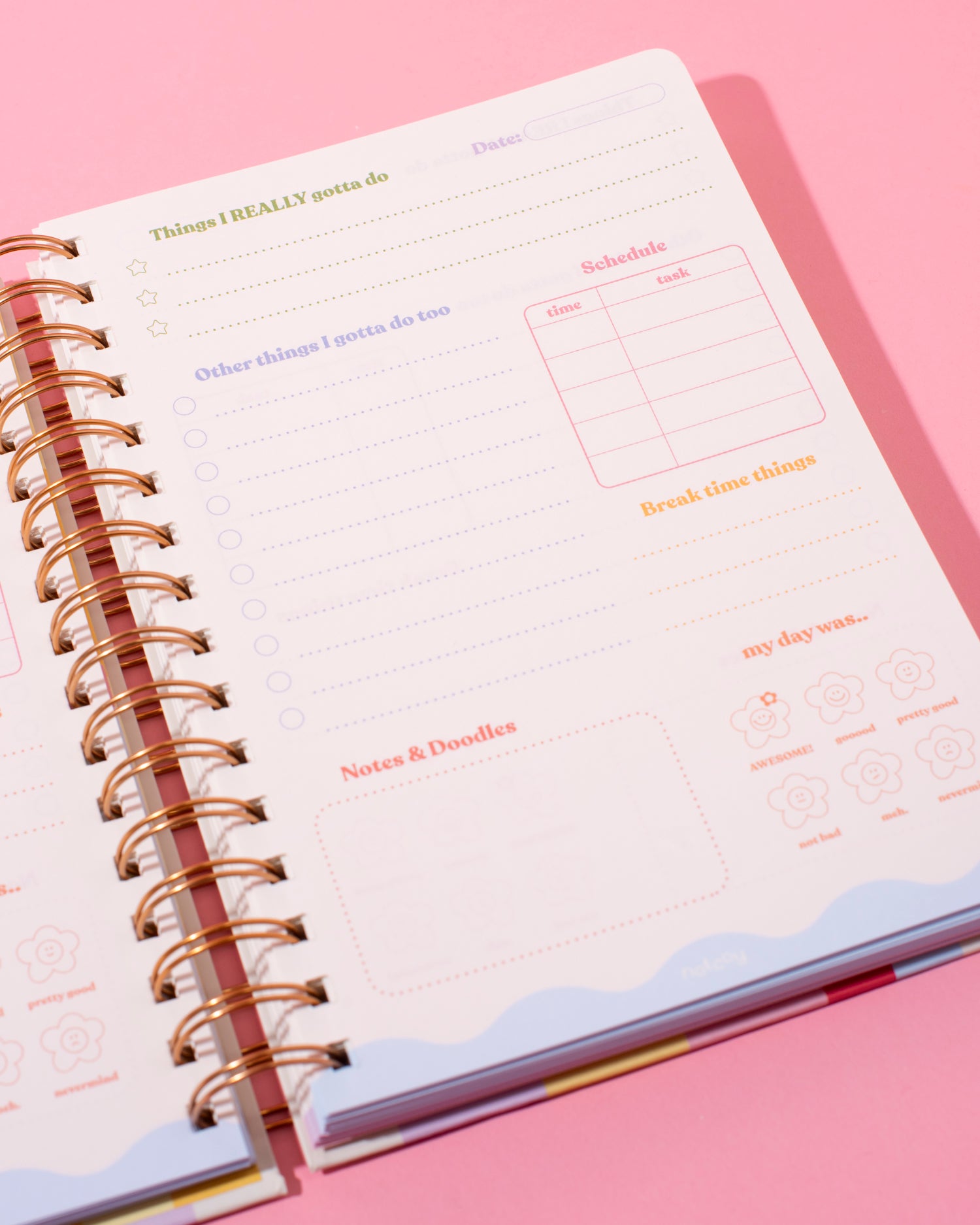 Happy Strands Daily Planner