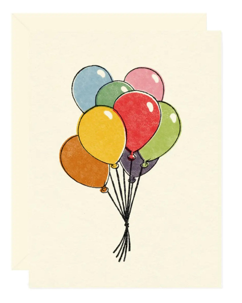 Birthday Balloons Card