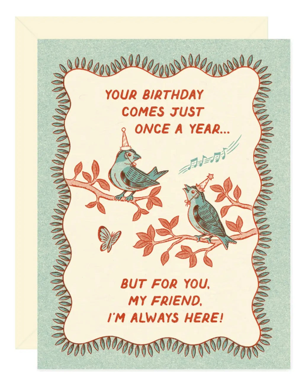 Birdy Friends Birthday Card