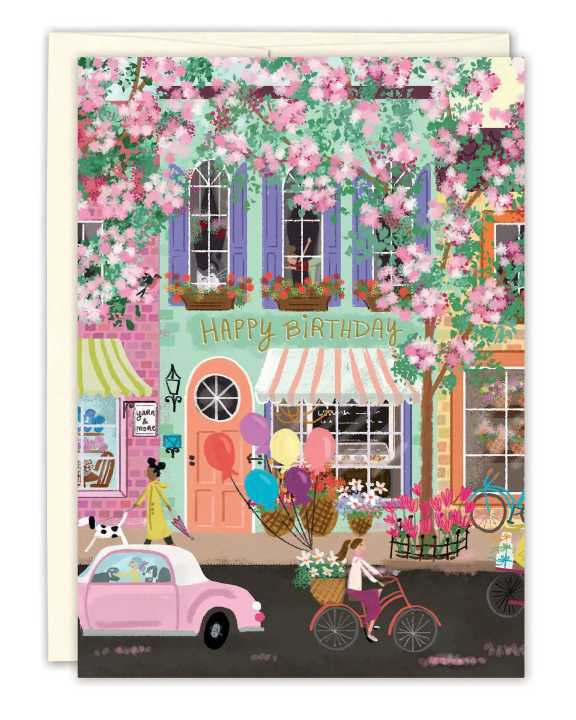Main St. Birthday Card