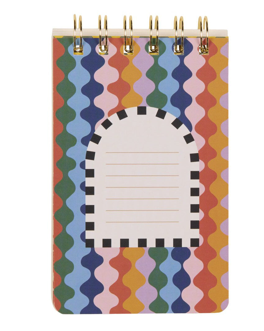 Striped Tiger Spiral Notepad