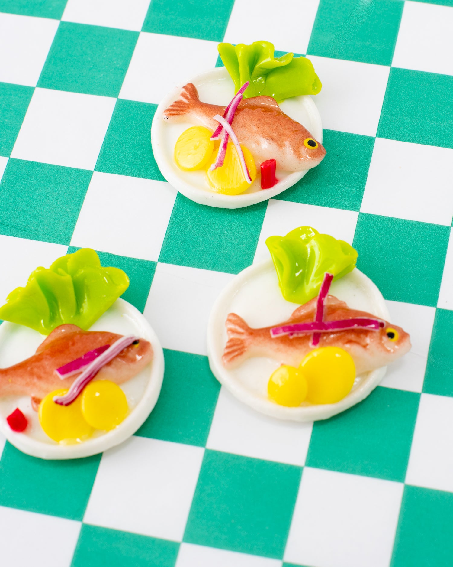 Fried Fish Plate Magnet