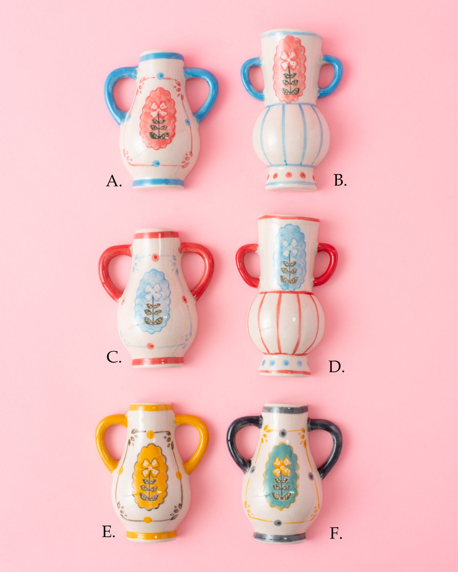 Ceramic Vase Magnet