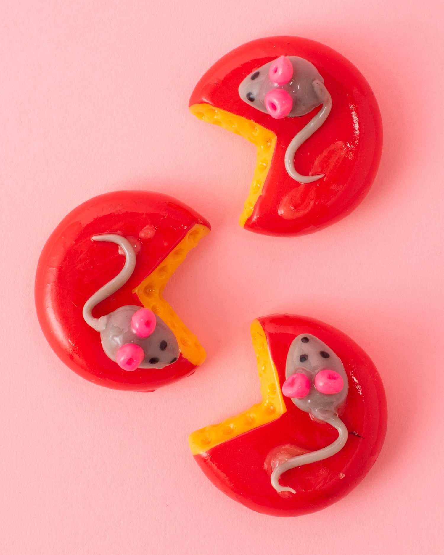 Mouse Cheese Magnet