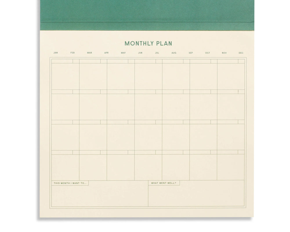 Productivity Undated Monthly List Pad